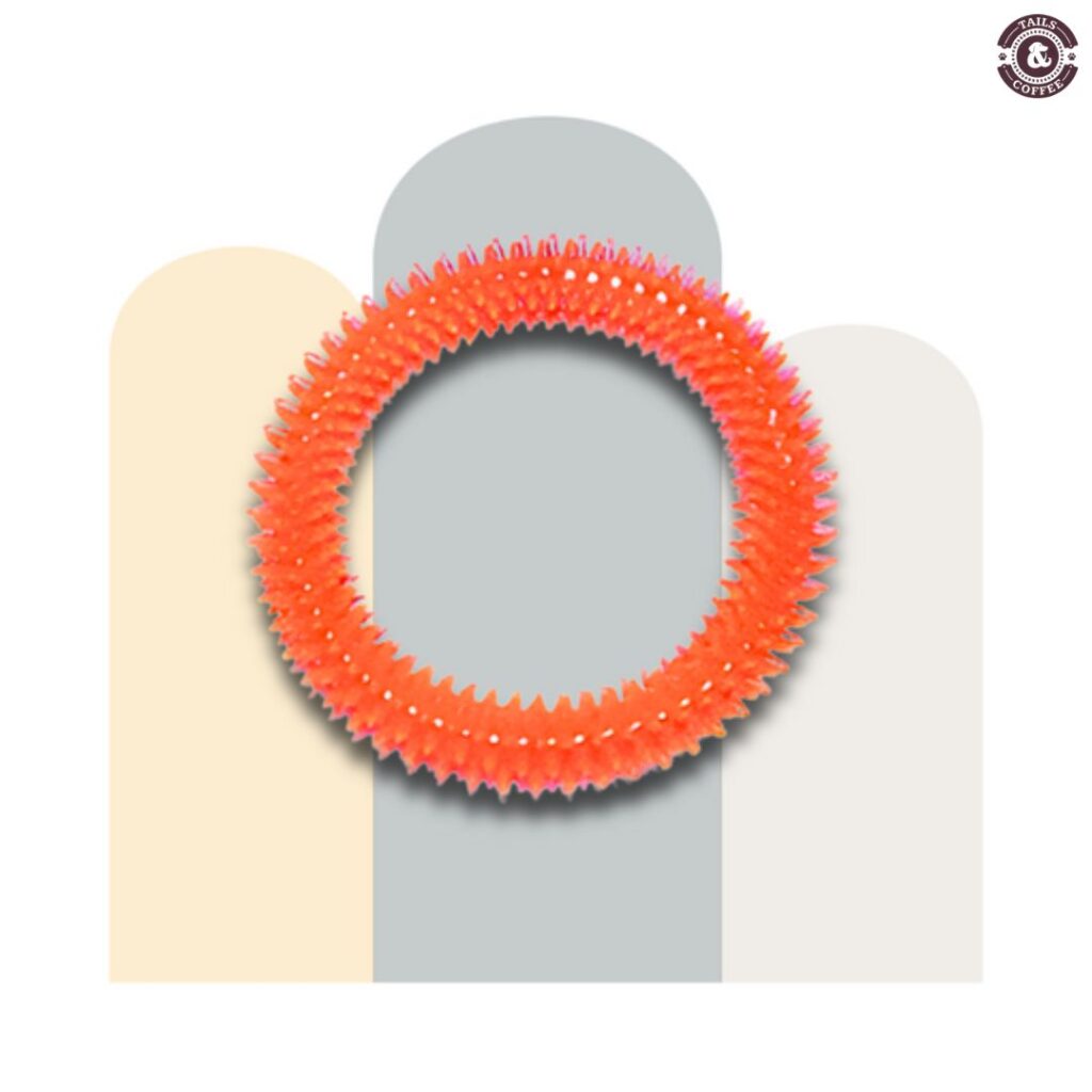Rubber Spike Ring Toy